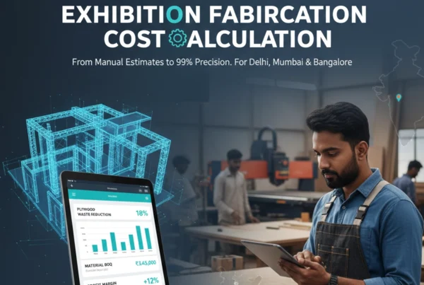 Exhibition fabrication cost calculation