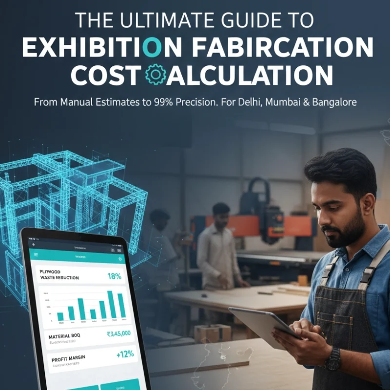 Exhibition fabrication cost calculation