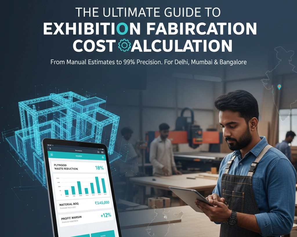 Exhibition fabrication cost calculation